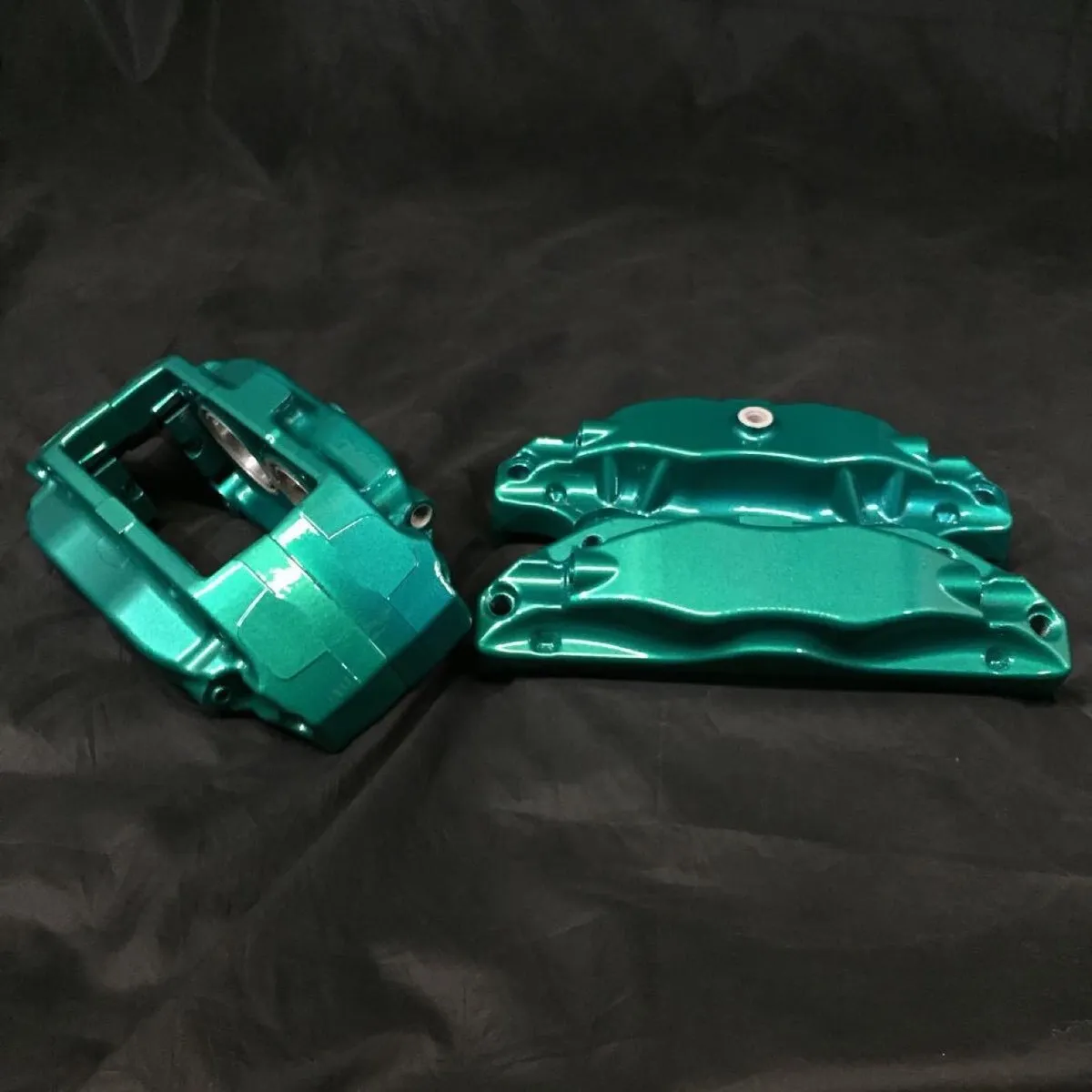 Calipers in a candy teal.