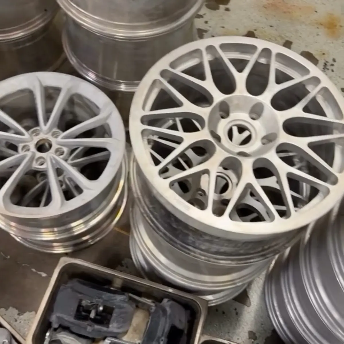 Quality finishes start with the right prep work. Nearly every project is chemically stripped before sandblasting. This ensures we can use a light blast profile to clean and etch the parts rather than aggressively removing material - which leaves the