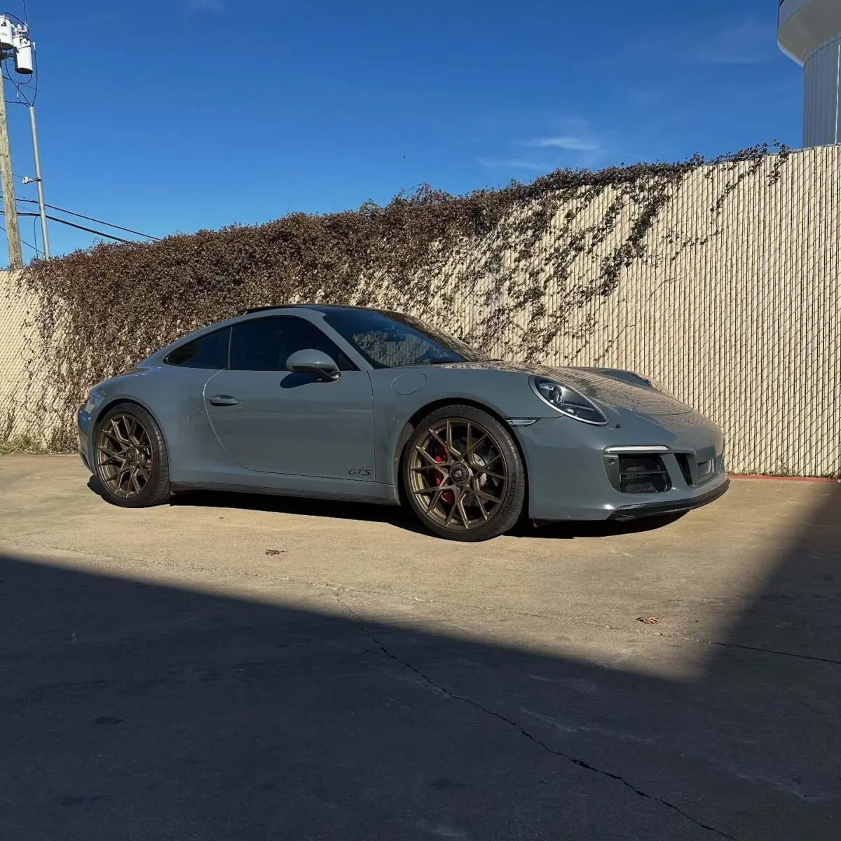 Porsche GTS wheels powder coated Anodized Bronze