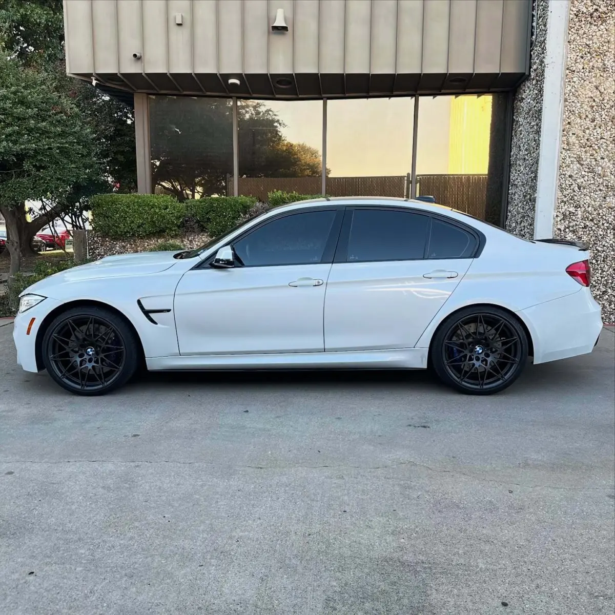 BMW wheels powder coated Evo Grey with Fog Clear