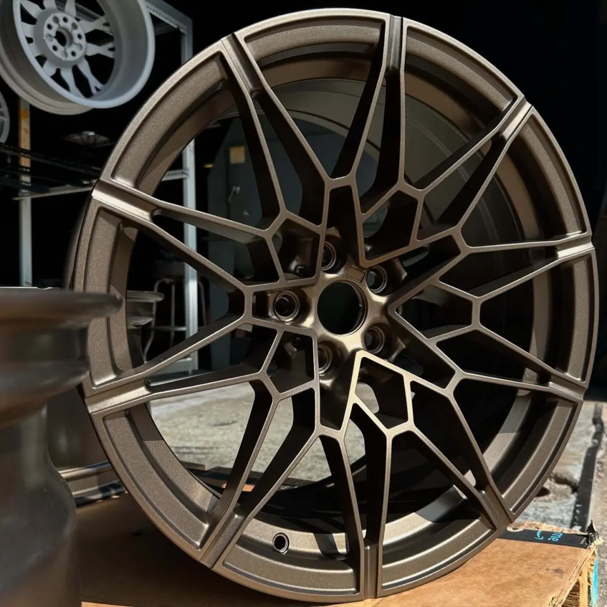 Golden Metallic Bronze with Satin Clear