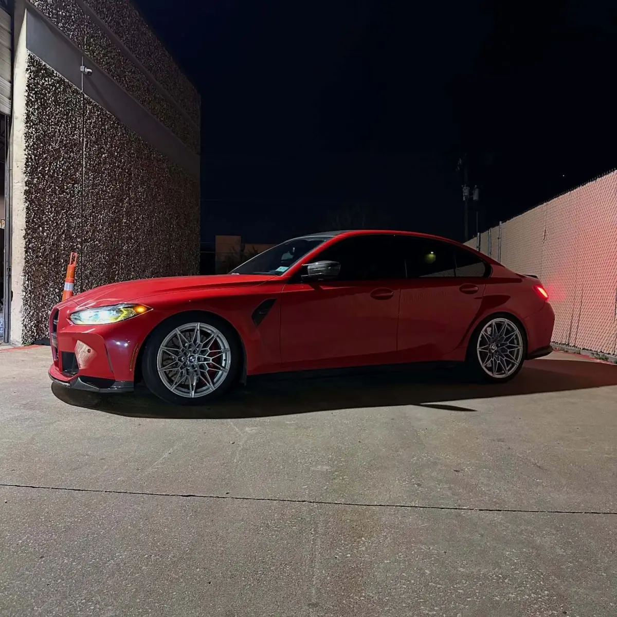 BMW M3 Competition wheels refinished in Class A Silver with High Gloss Clear