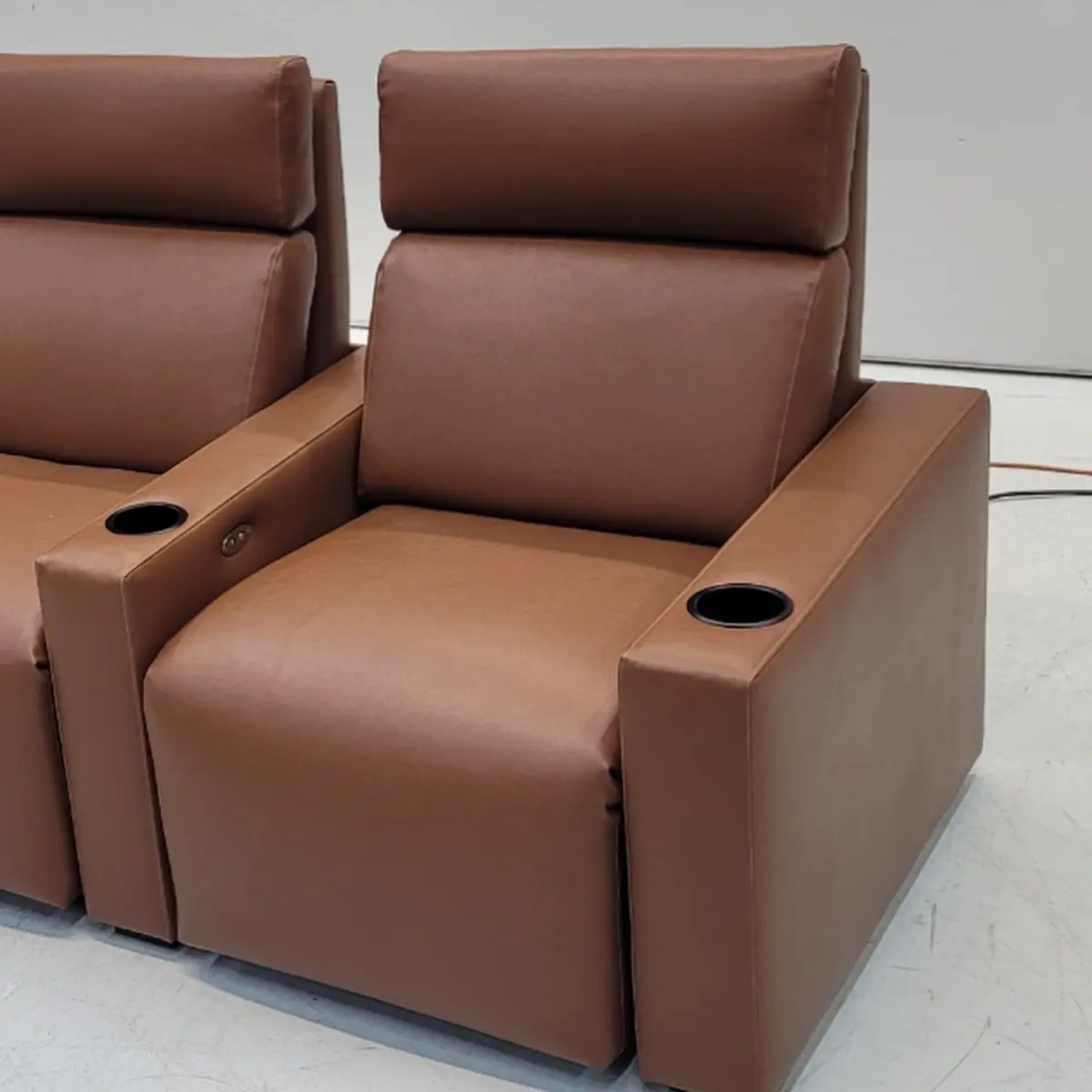 @marroquincustomuph knocked this upholstery job out of the park, we sandblasted powder coated all the cup holders in Denim Black!