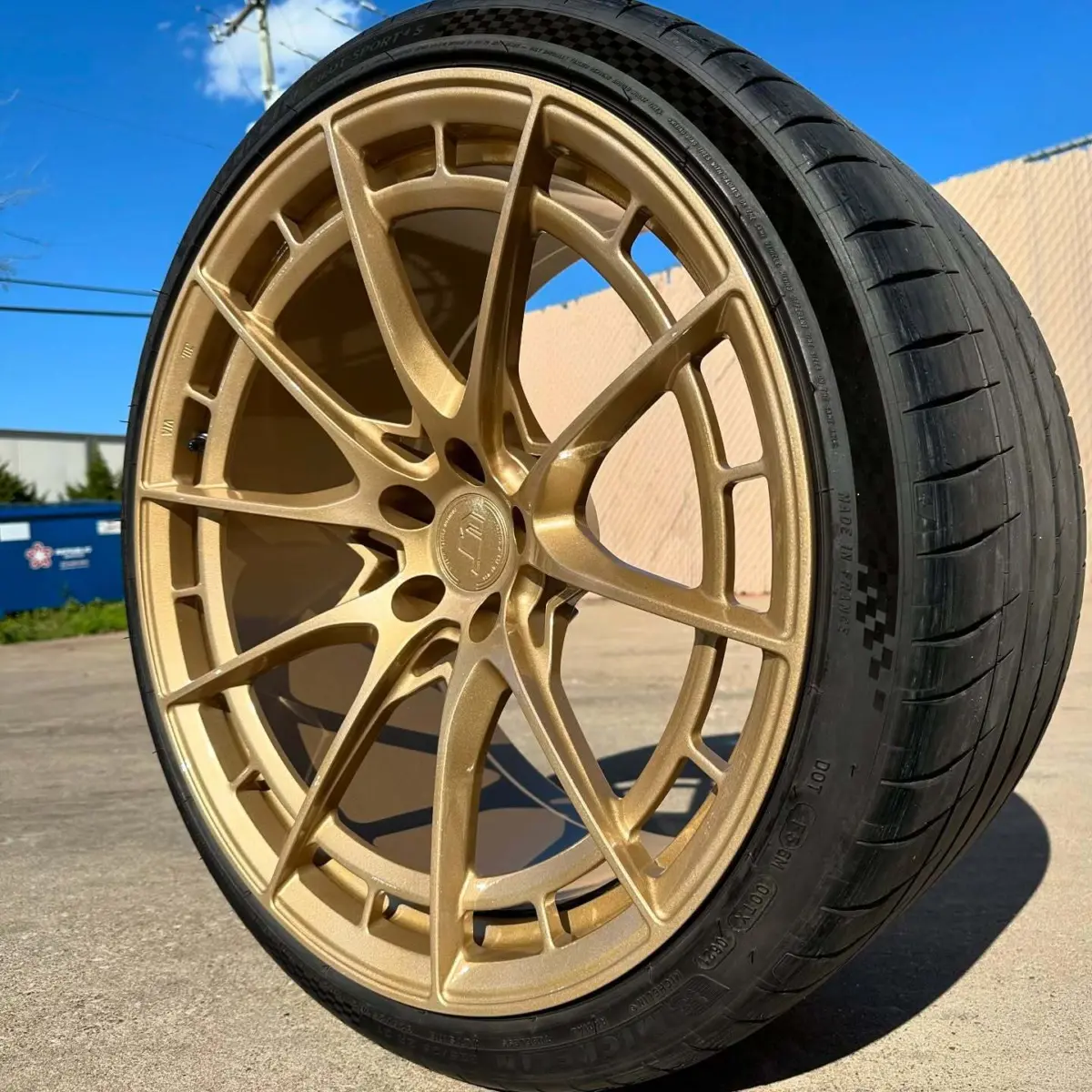 Walts Gold with High Gloss Clear