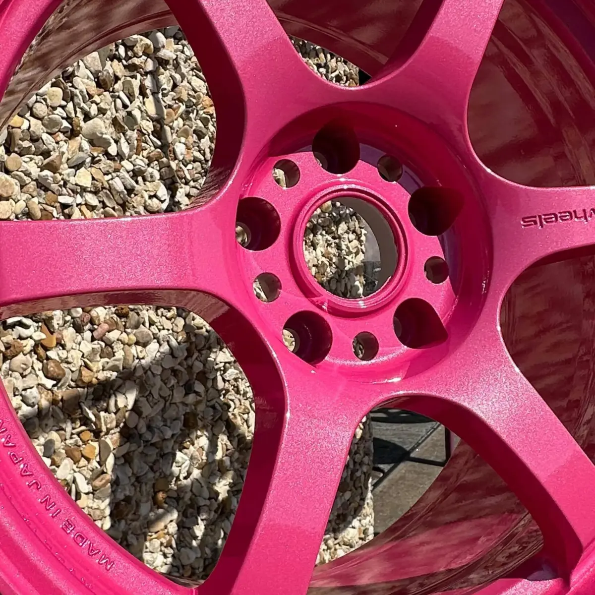 Sometimes you just need 8 wheels in a sparkly pink finish