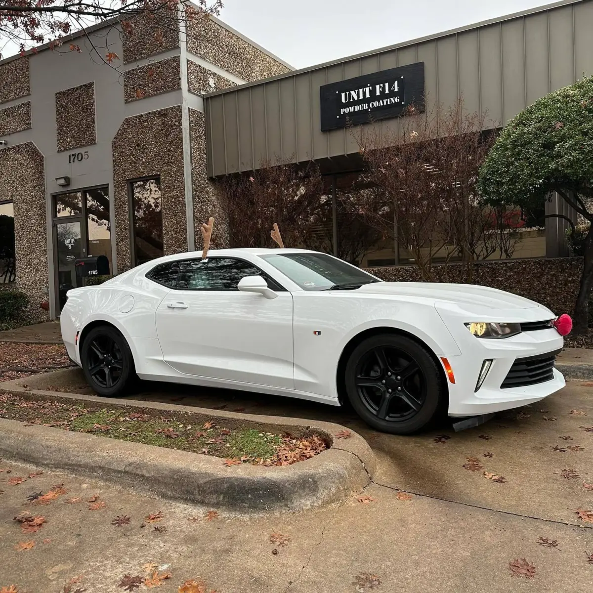 Camaro wheels powder coated in Matte Black makes for the perfect Christmas present!