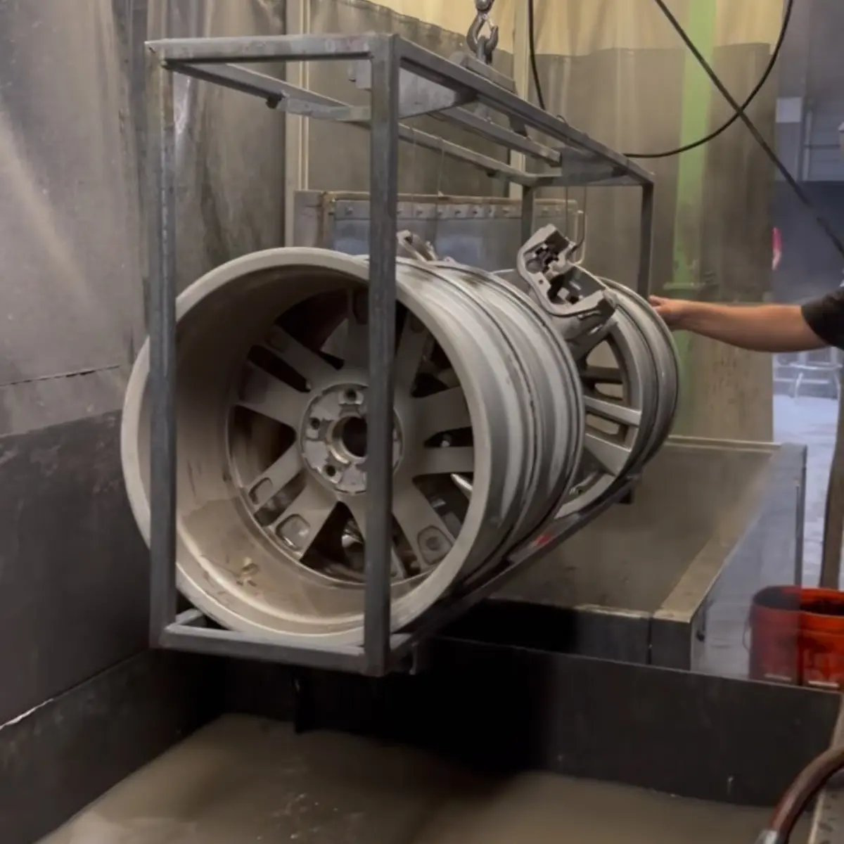 Not all powder coating is equal.
Most of the work is in the prep. When you pay less - you often get less.
We don’t coat over previous coatings. We don’t risk exposing wheels to extreme temperatures by burning off coatings. We don’t do 100’s of wheels