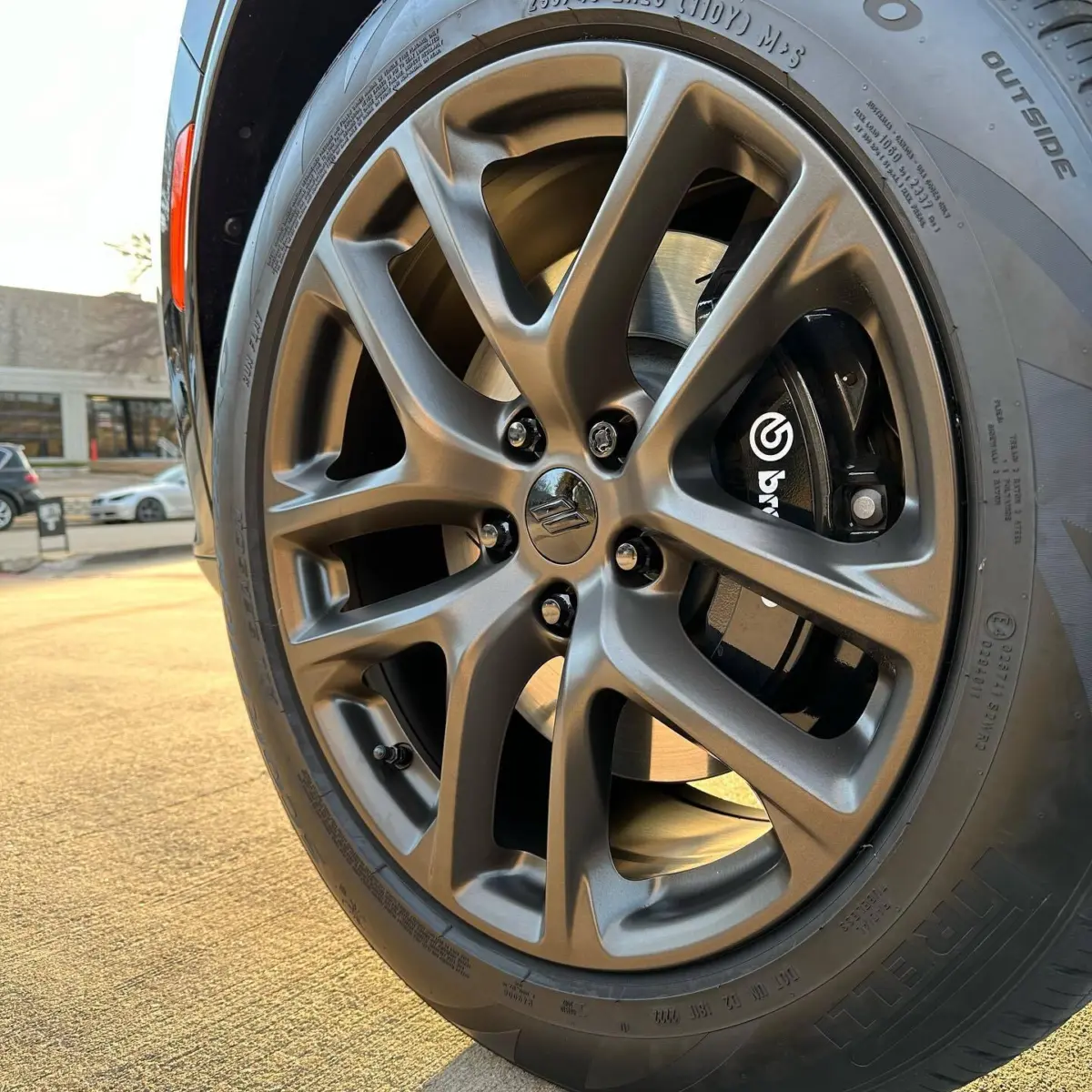 Dodge Durango wheels refinished in US Burnt Bronze