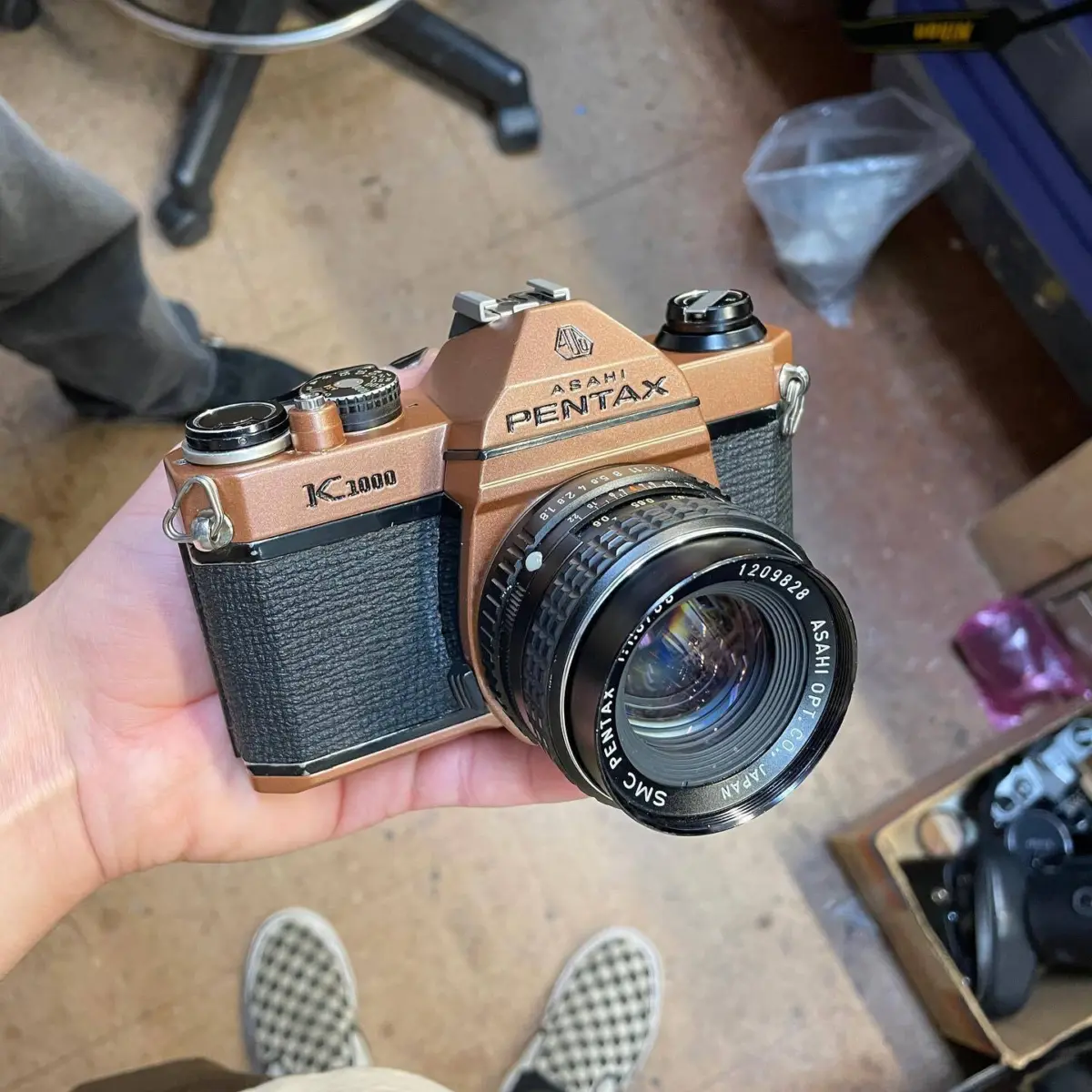 Vintage camera cases refinished for @garlandcamerastore!