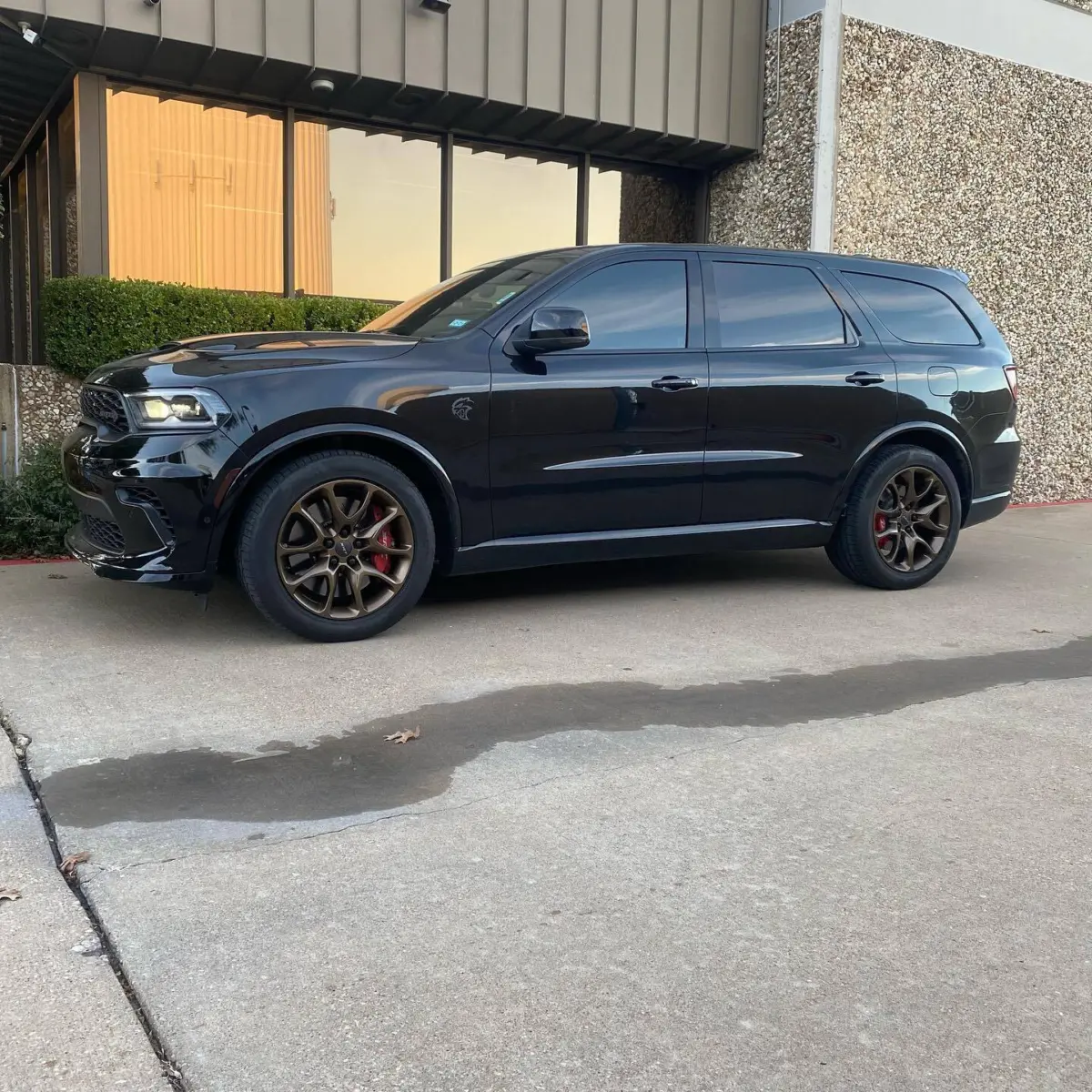 21 Dodge Durango SRT Hellcat wheels refinished in a Satin Golden Bronze