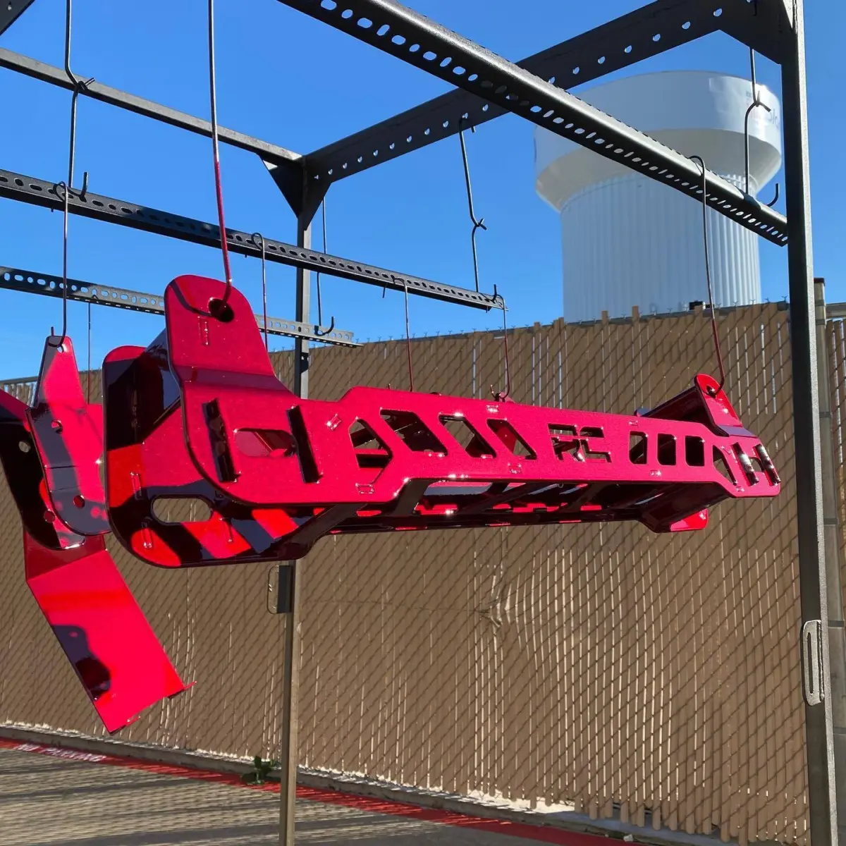 Rough country lift kit refinished in Illusion Cherry