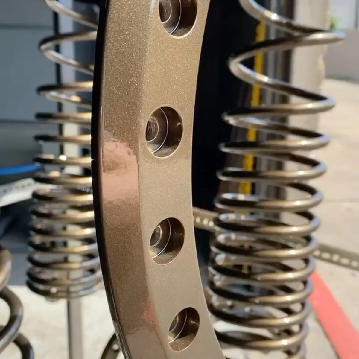 Golden Metallic Bronze on some Jeep parts
