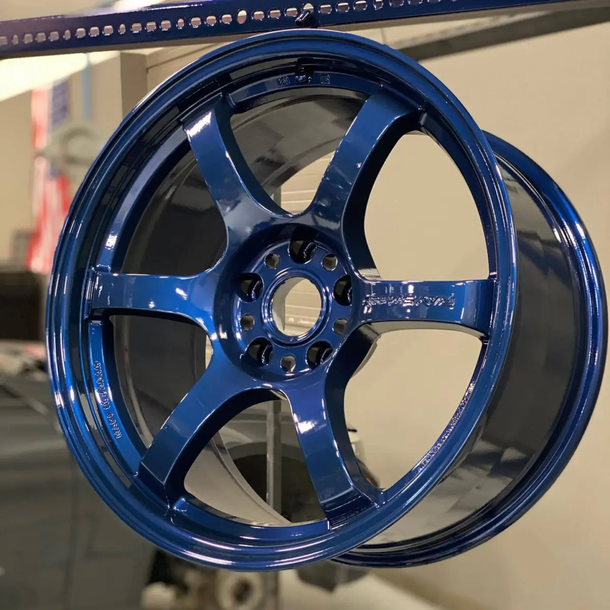 Gram Lights refinished in Volk Mag Blue