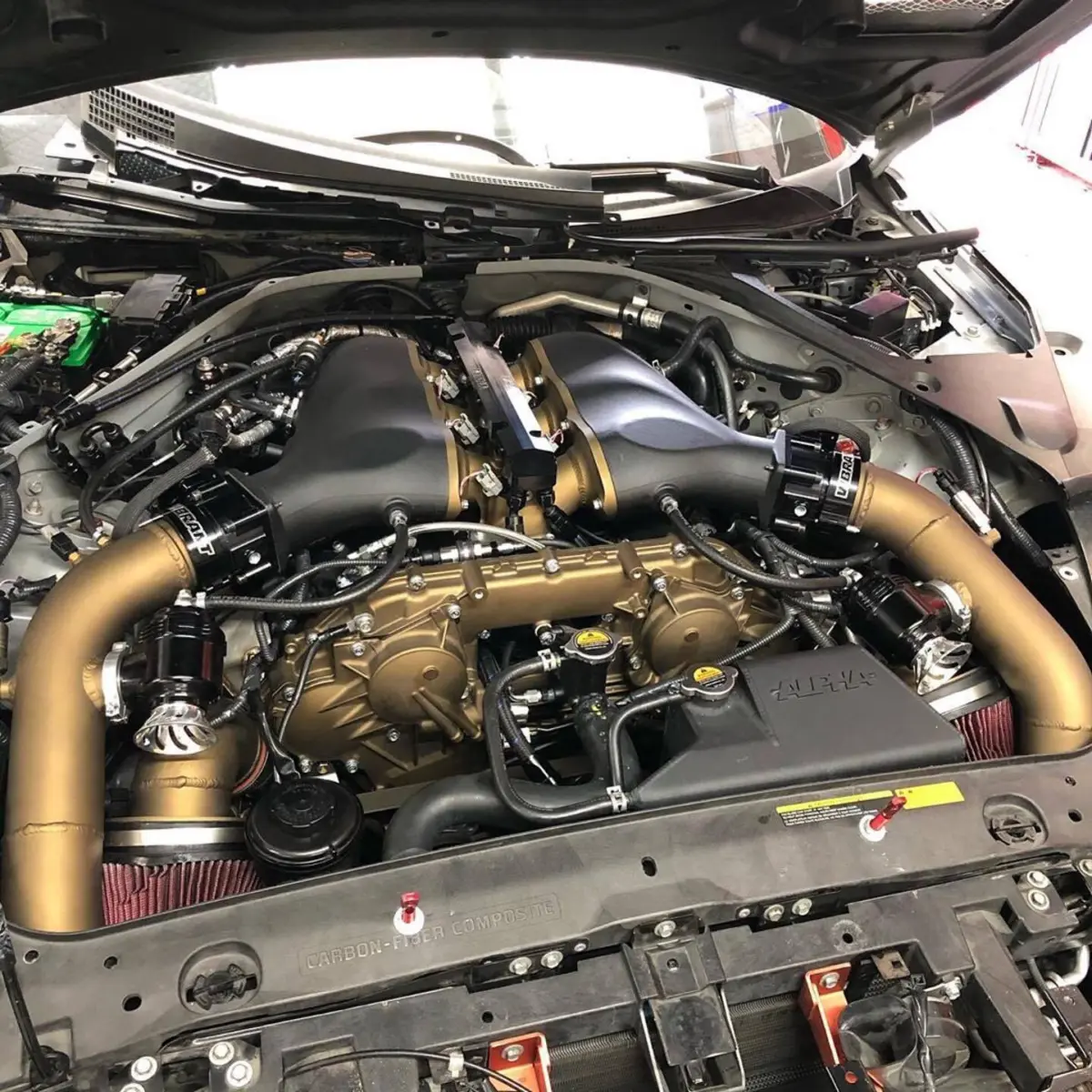 Piping and engine cases refinished in Burnt Bronze Cerakote. @ramen_delivery
・・・
Engine bay looking fresh after the hard piping kit and a fresh cerakote from @unitf14 and @jotechseth Thanks @jotechmotorsports
