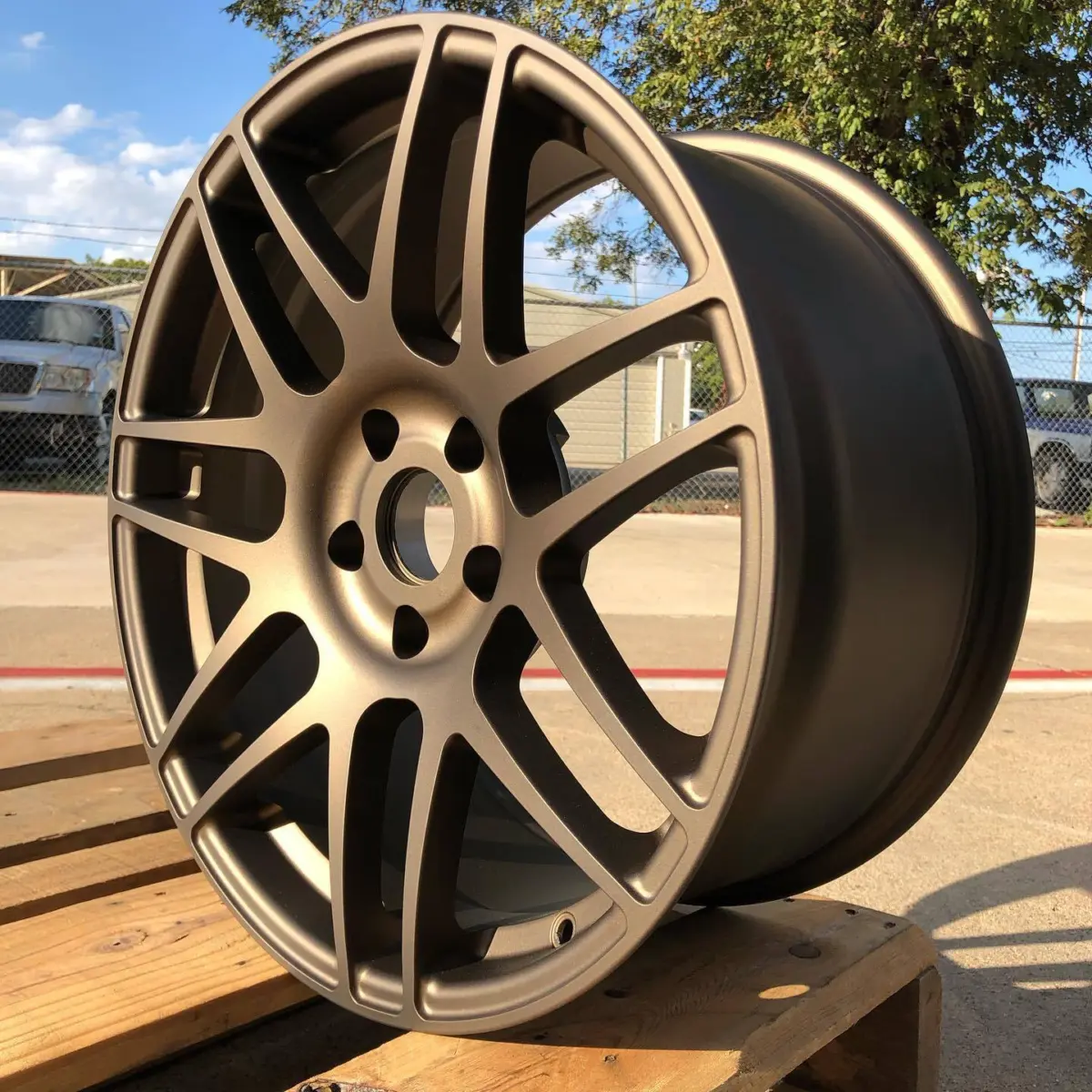 Forgestar F14 wheels refinished in Matte Bronze