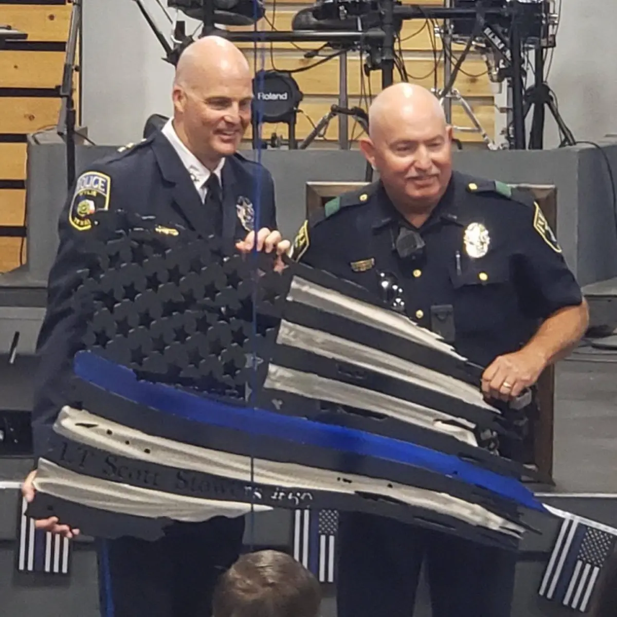 Huge thanks to @csmetalart and the Wylie Police Department for working with us on this gift for retiring Lieutenant Scott Stowers. Need a custom sign? We can make it happen!