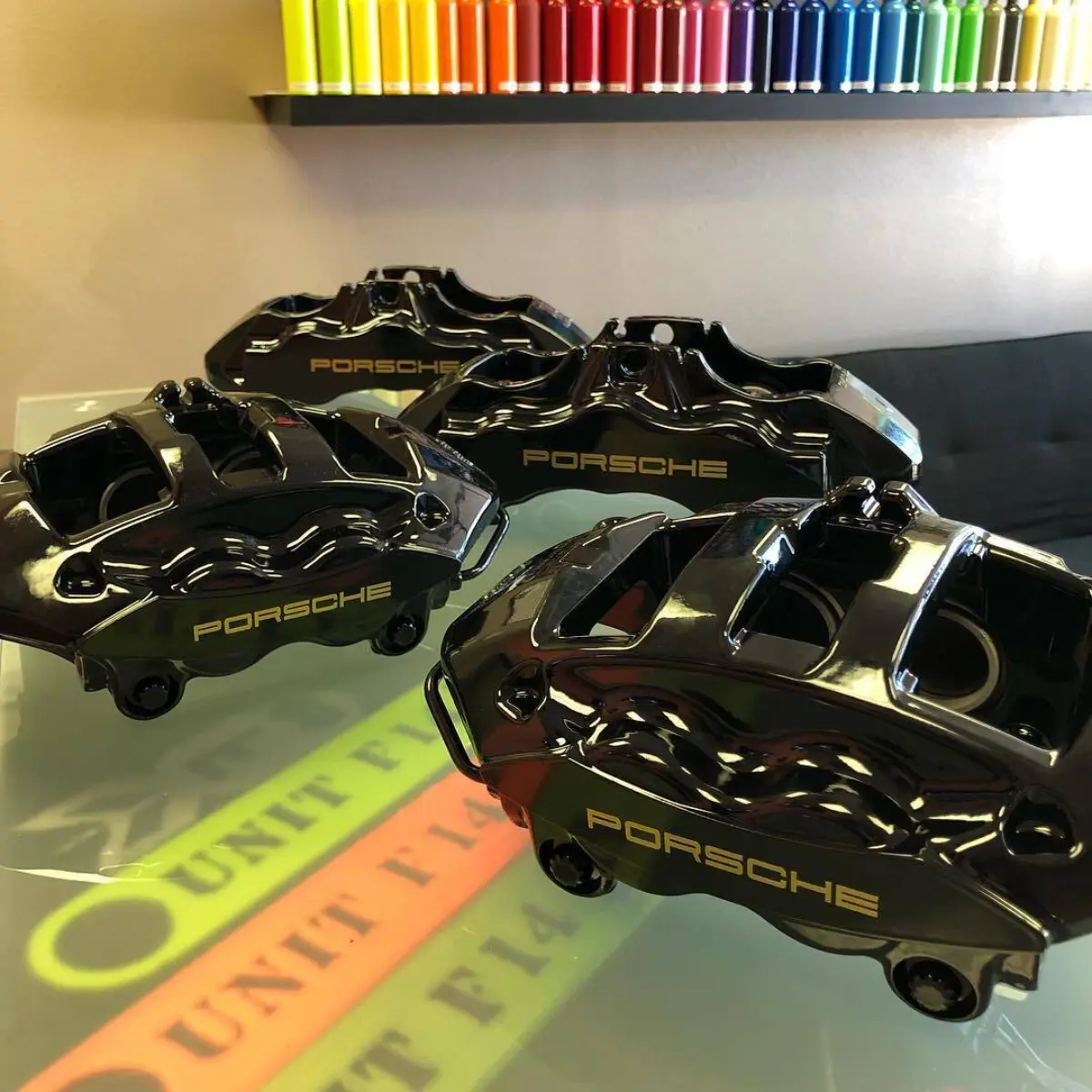 Fresh powder coat, new pistons, new seals and these Porsche calipers are ready for a new life
