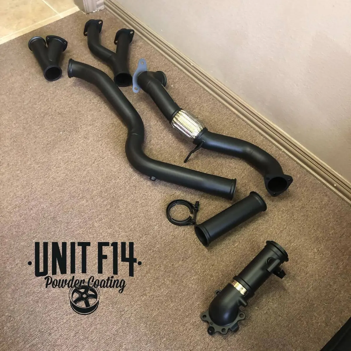 Glacier Black Cerakote for Exhaust Systems
