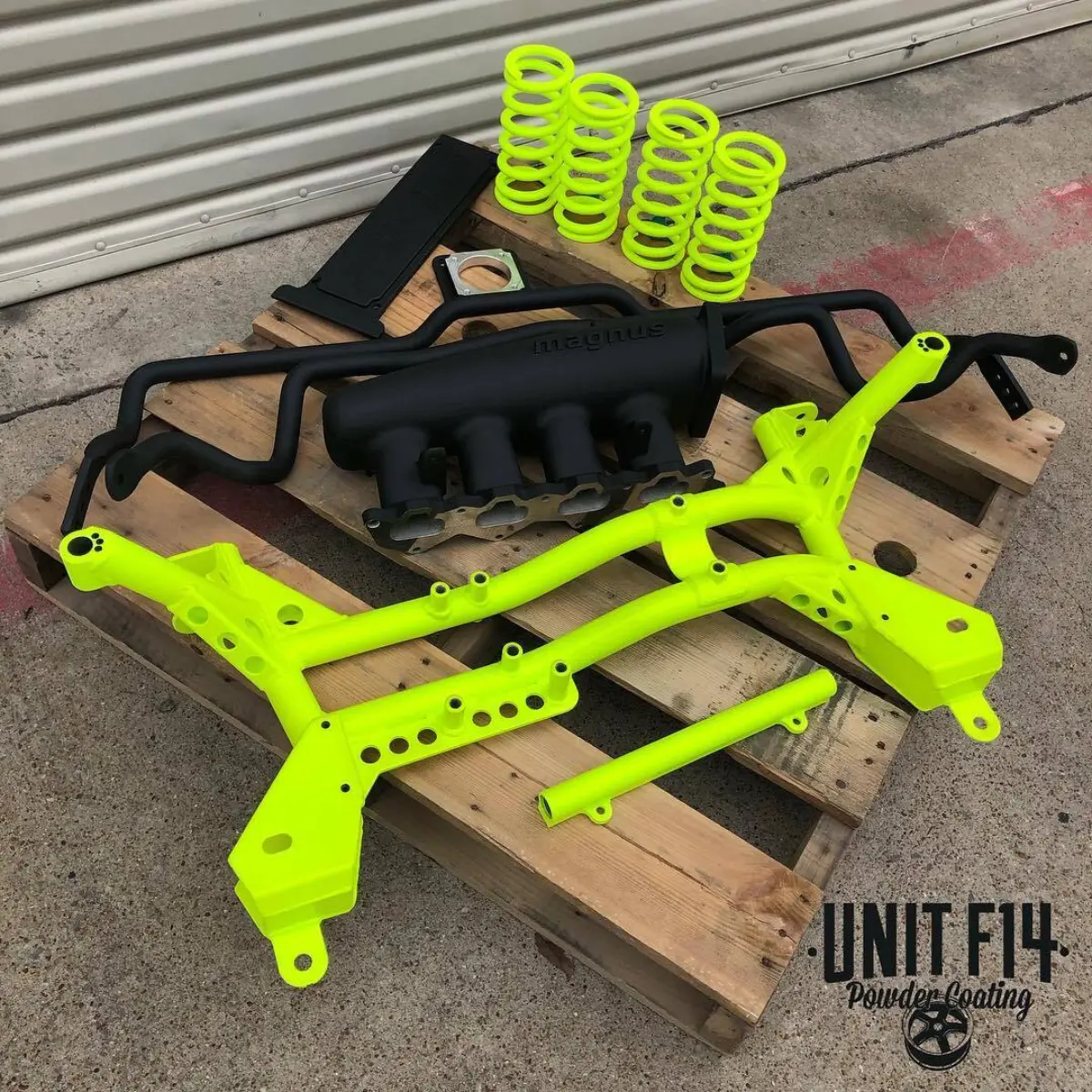 3-stage Fluorescent Yellow and Texture Black