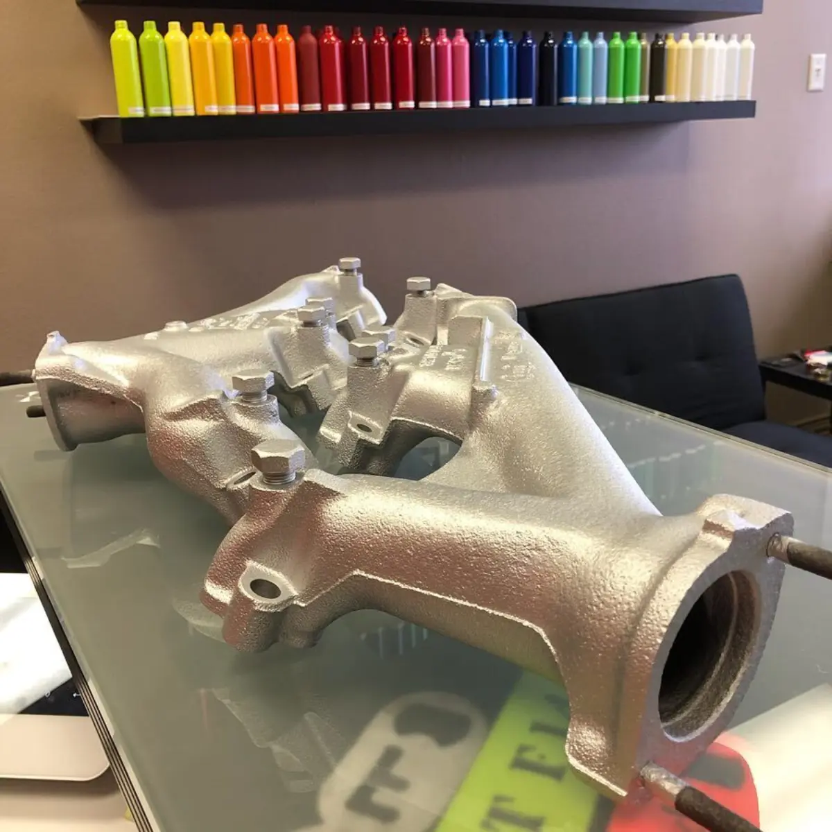 Glacier Silver High Temp Cerakote for Exhaust Systems