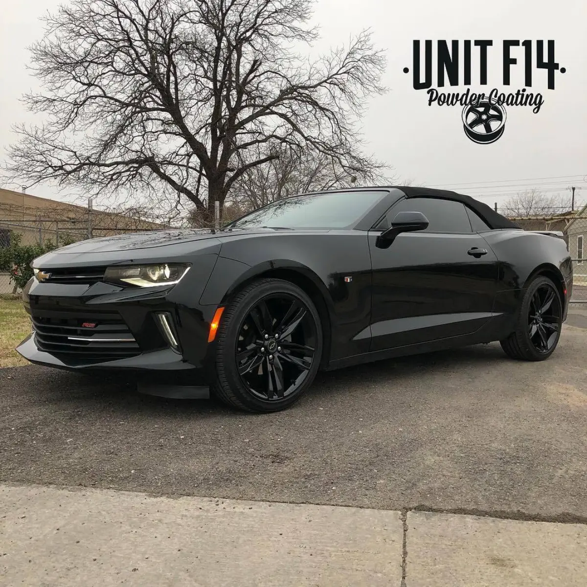 Chevrolet Camaro in for Wet Black wheels