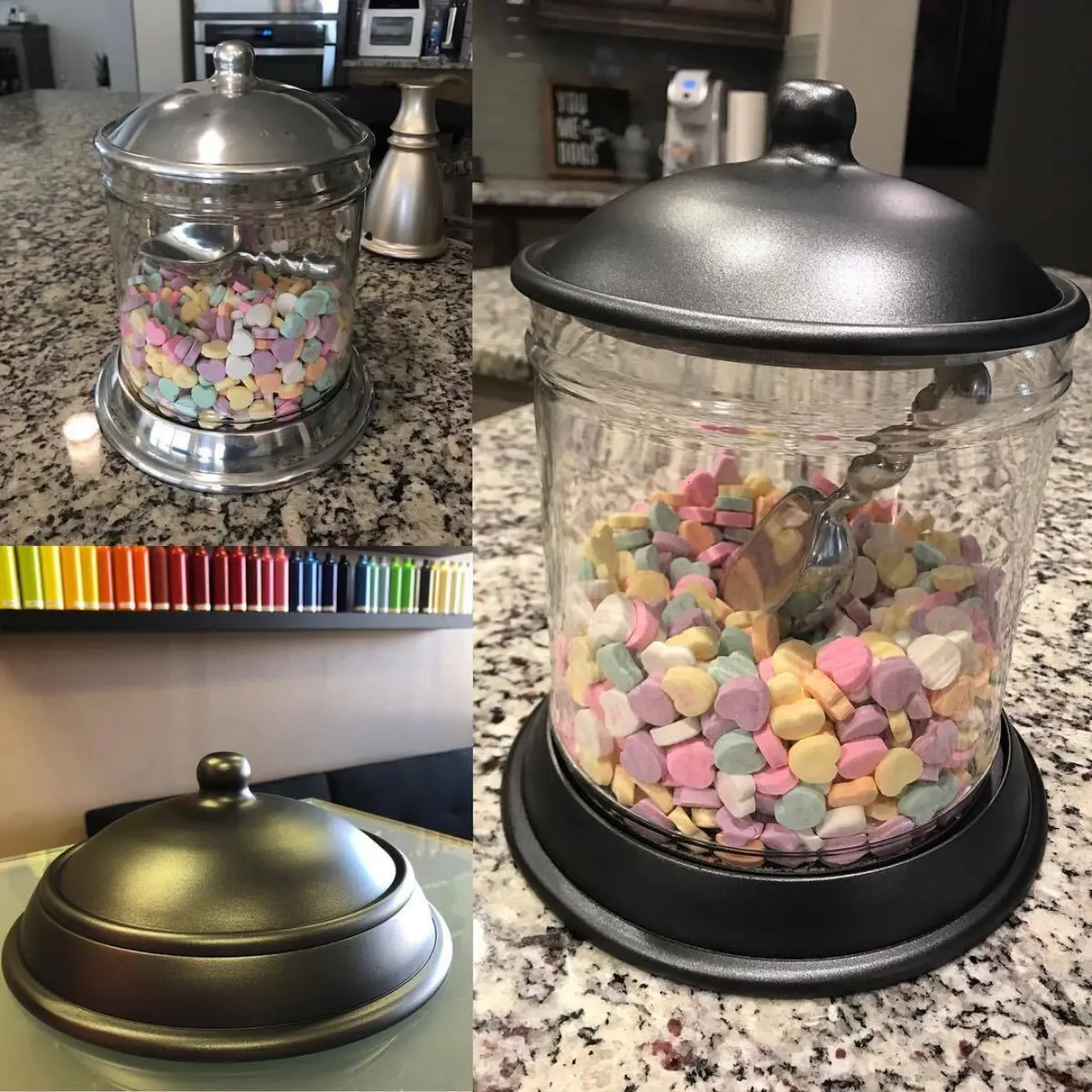 We coat more than just car parts! Check out this candy dish in @prismaticpowders Evo Grey