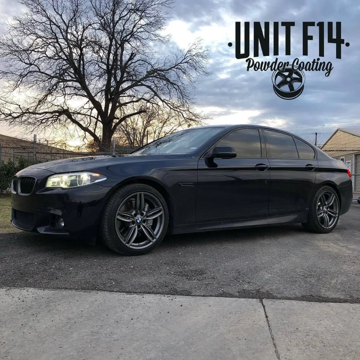 2014 BMW 6-Series M Sport wheels refinished in Argento with High Gloss Clear