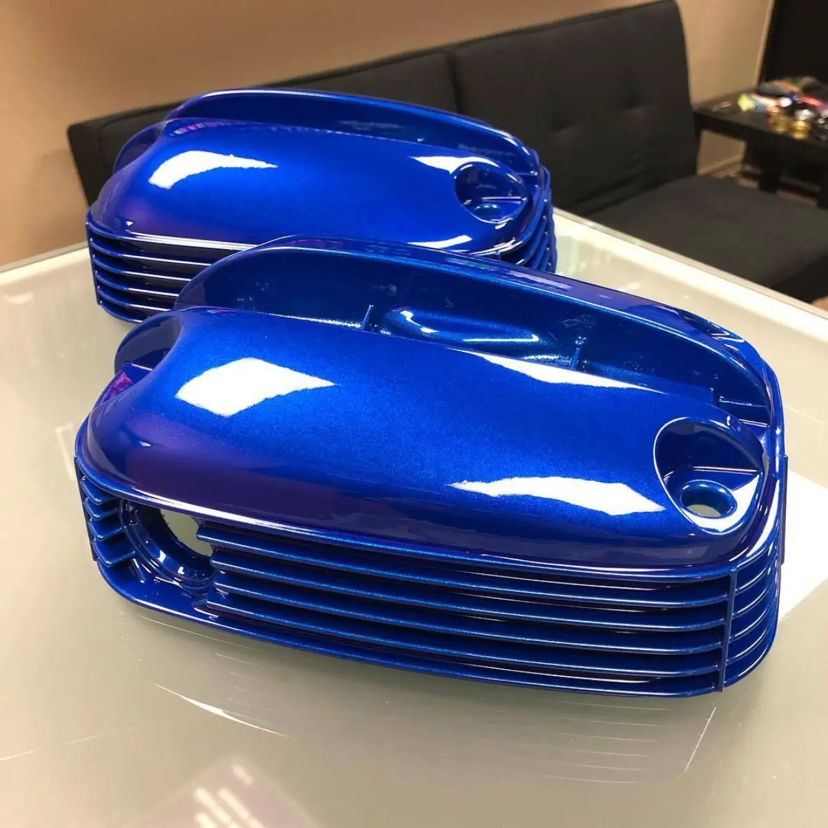 Valve covers in Illusion Blueberry