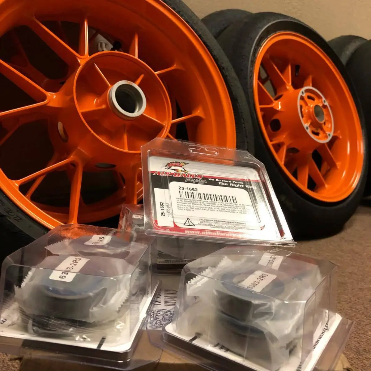 We are an authorized dealer for All Balls Racing, making it easy and affordable to powder coat your motorcycle wheels