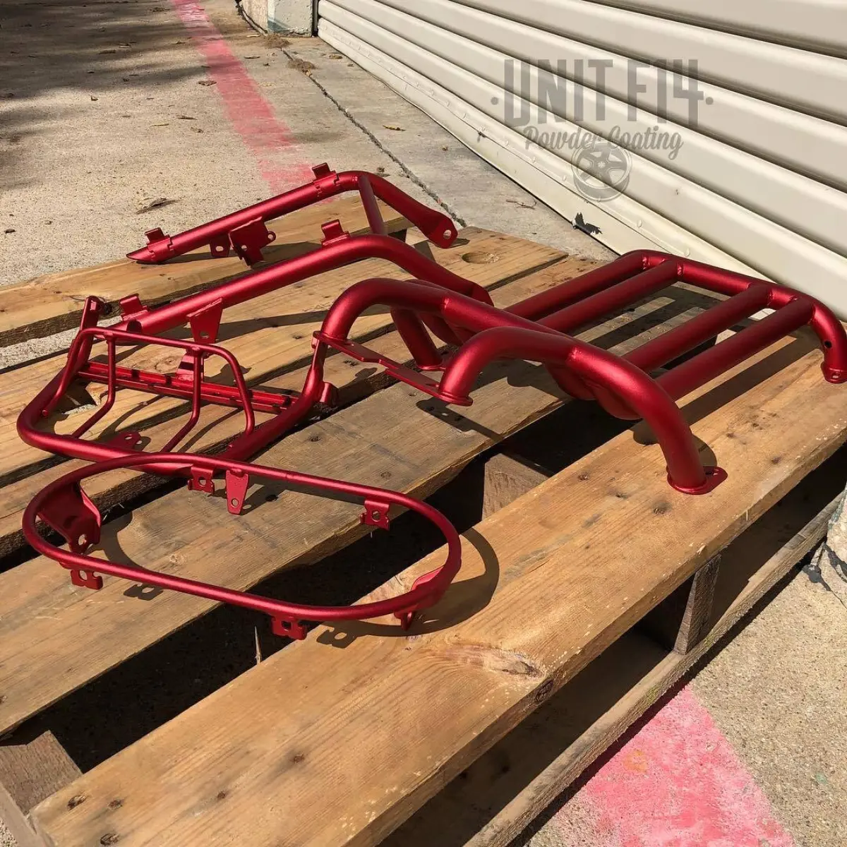 Honda Ruckus parts refinished in Anodized Red for @fatdabs214