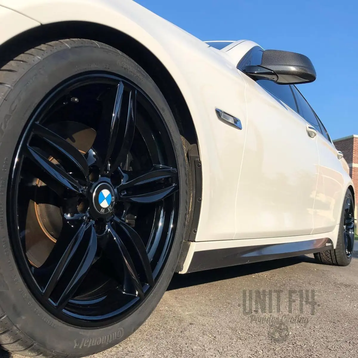 Wet Black powder coated wheels and fresh rubber for @alpha.speed.consulting