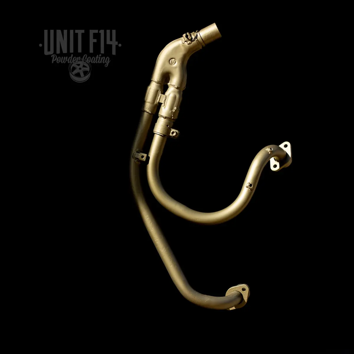 Headers in a custom mixed Gold Cerakote. Thanks to @migwell_cs2 for the great