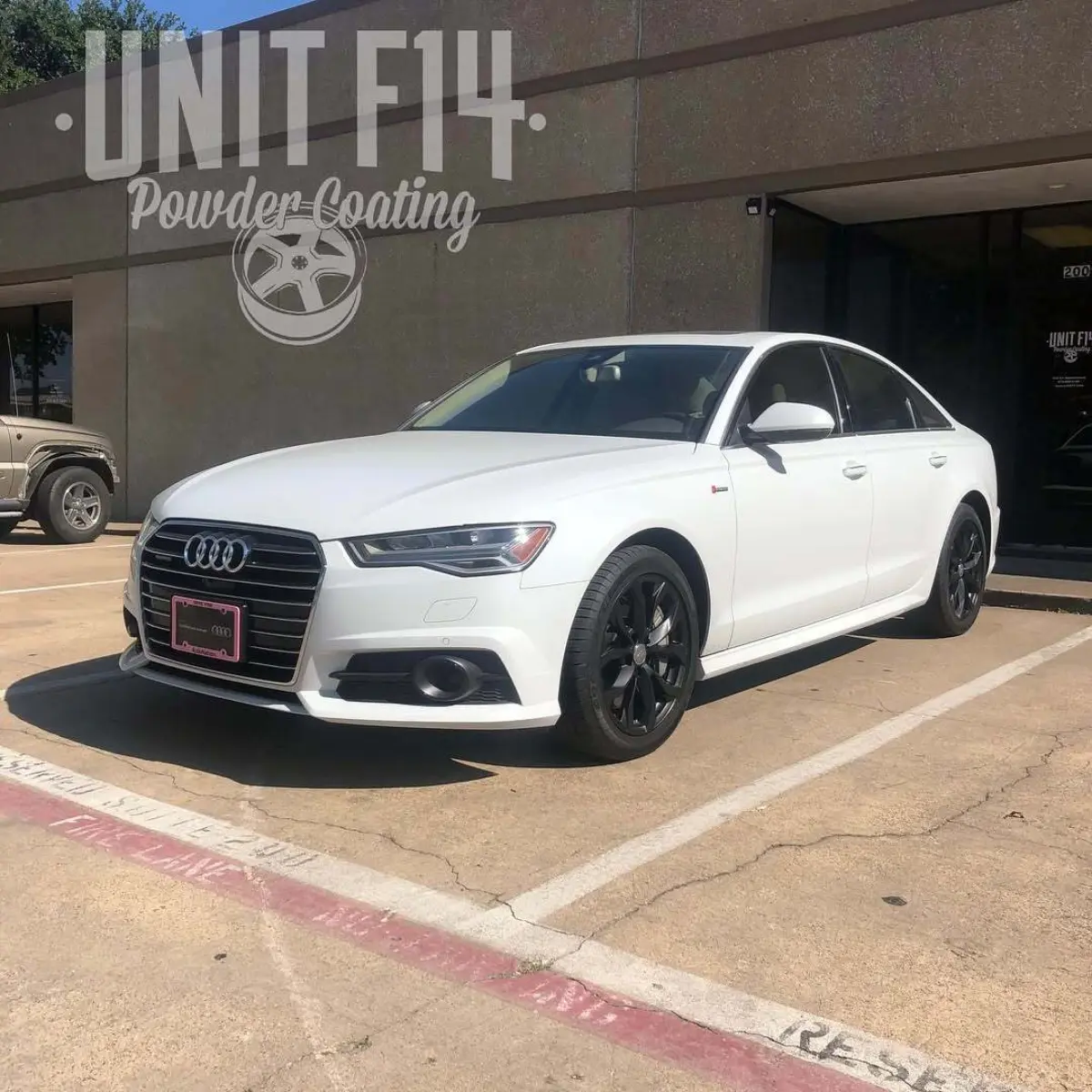 Audi A6 wheels in Matte Black