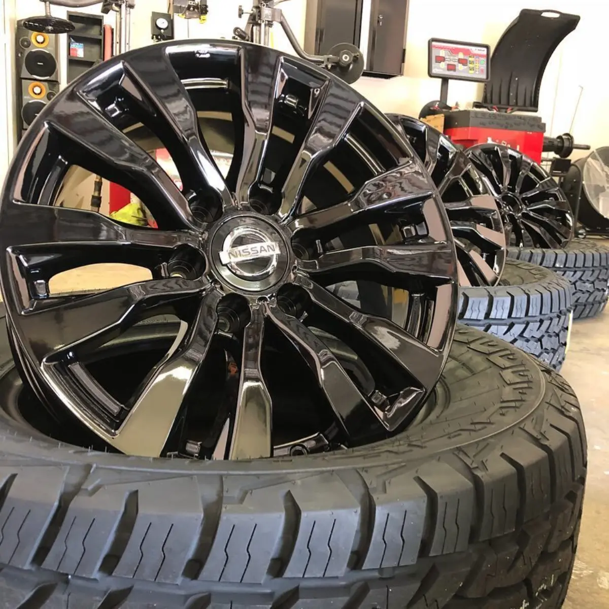Fresh powder coat, new tires and painted center caps
