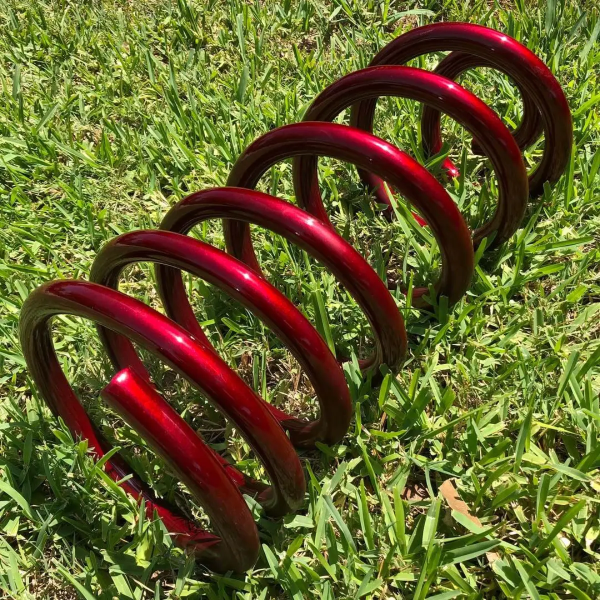 Springs and shock mounts in Illusion Cherry