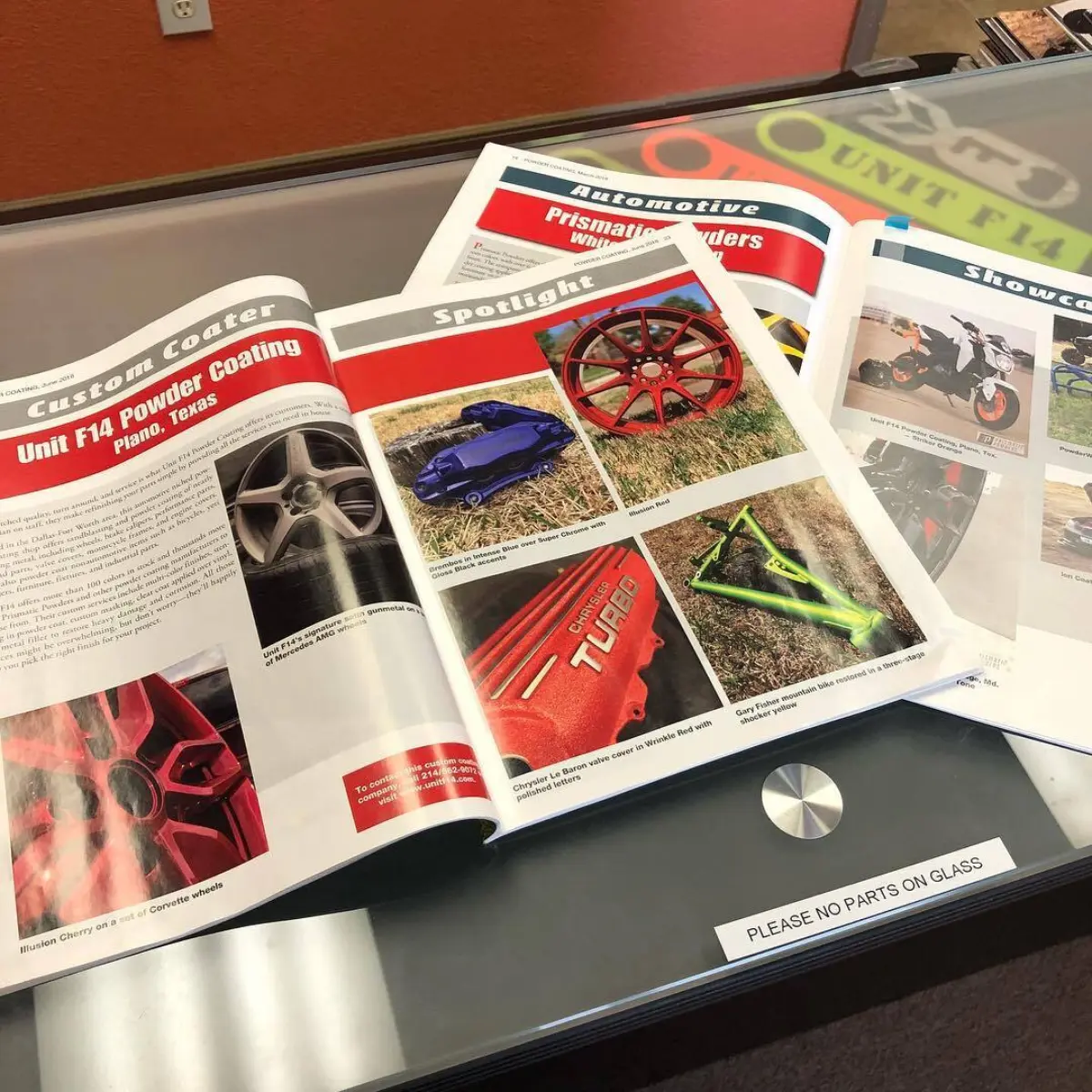 Published in Powder Coating magazine! Featured in March and June for custom and automotive powder coating! Thanks for the sweet shot @adventure_grom of @texas_zrider!