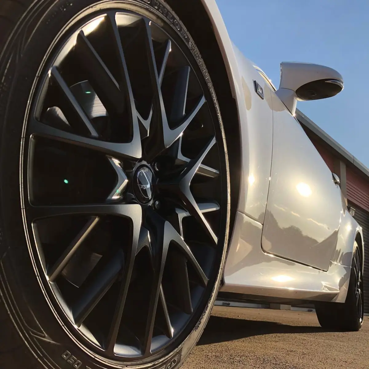 2017 Lexus RC with Semigloss Black wheels
