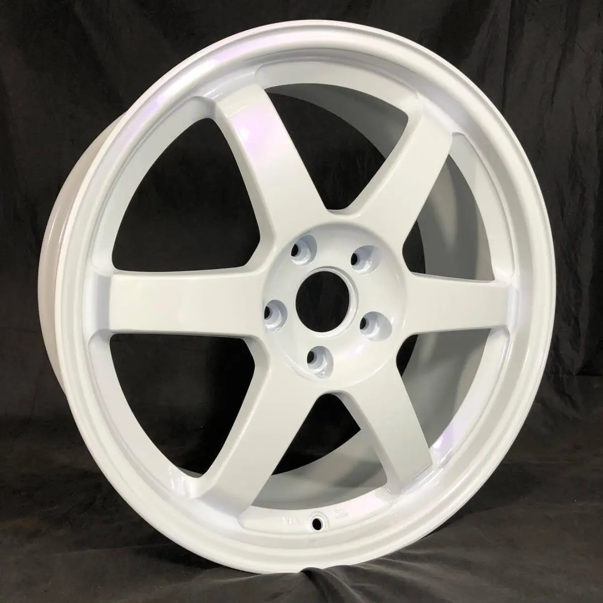 Volk TE37s in pearlized violet and high gloss clear for @hartindaryl
