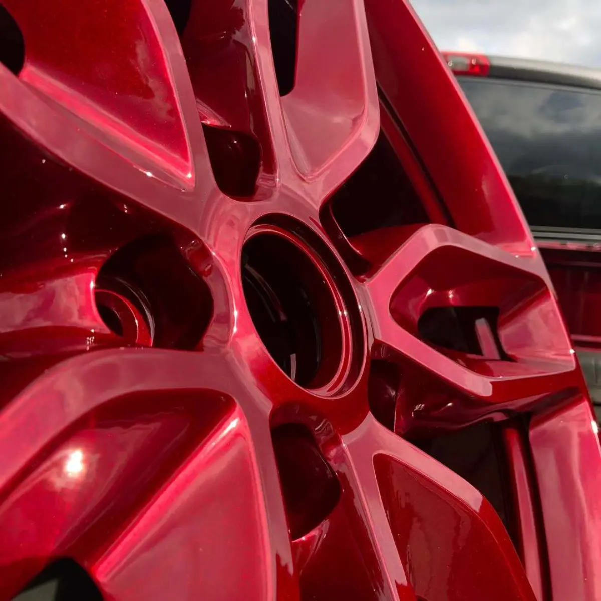 Illusion Cherry for a set of Corvette wheels