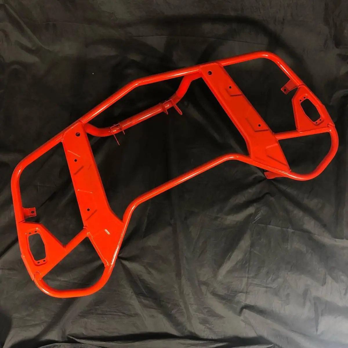 ATV luggage rack in Hot Rod Orange