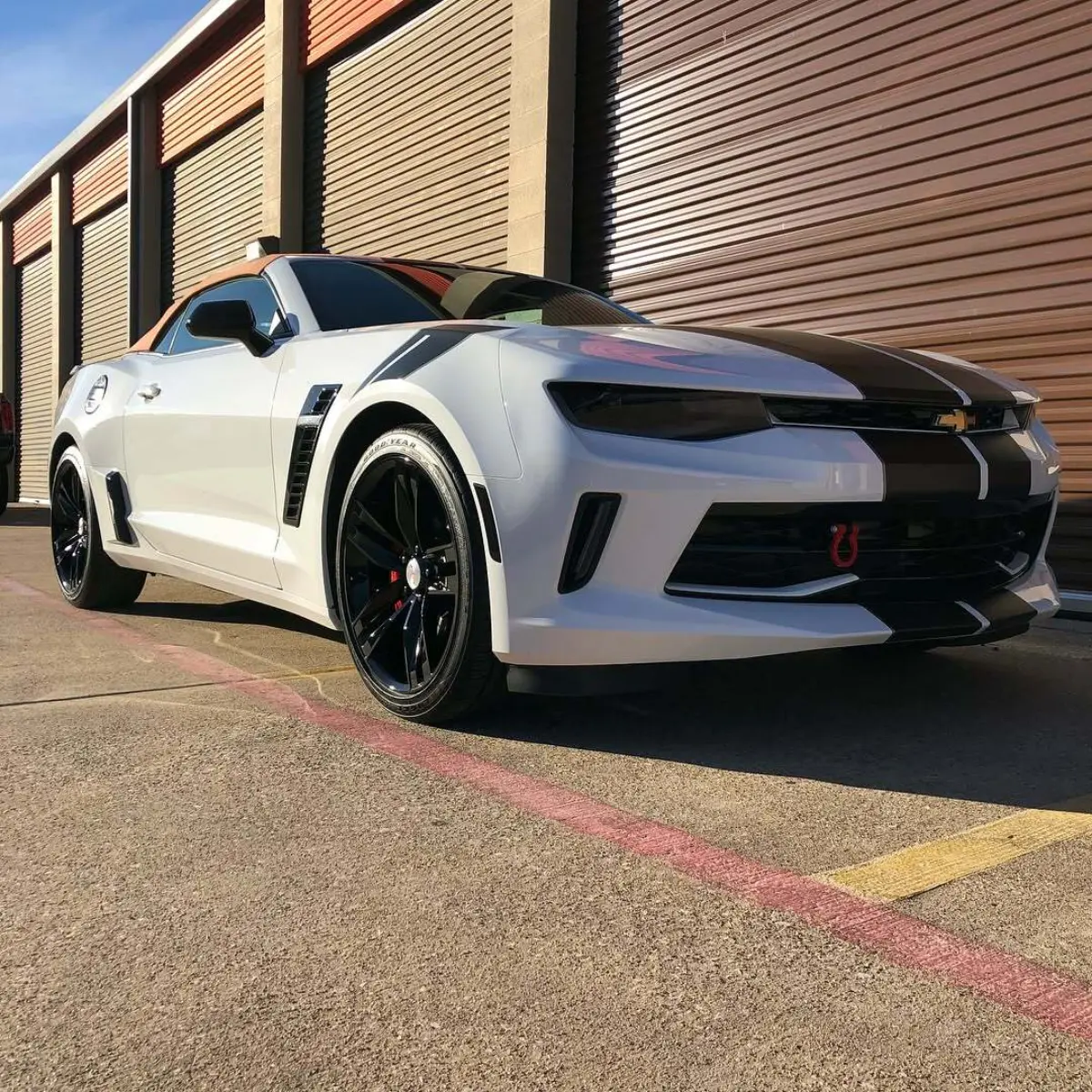 2018 Chevrolet Camaro with Wet Black wheels