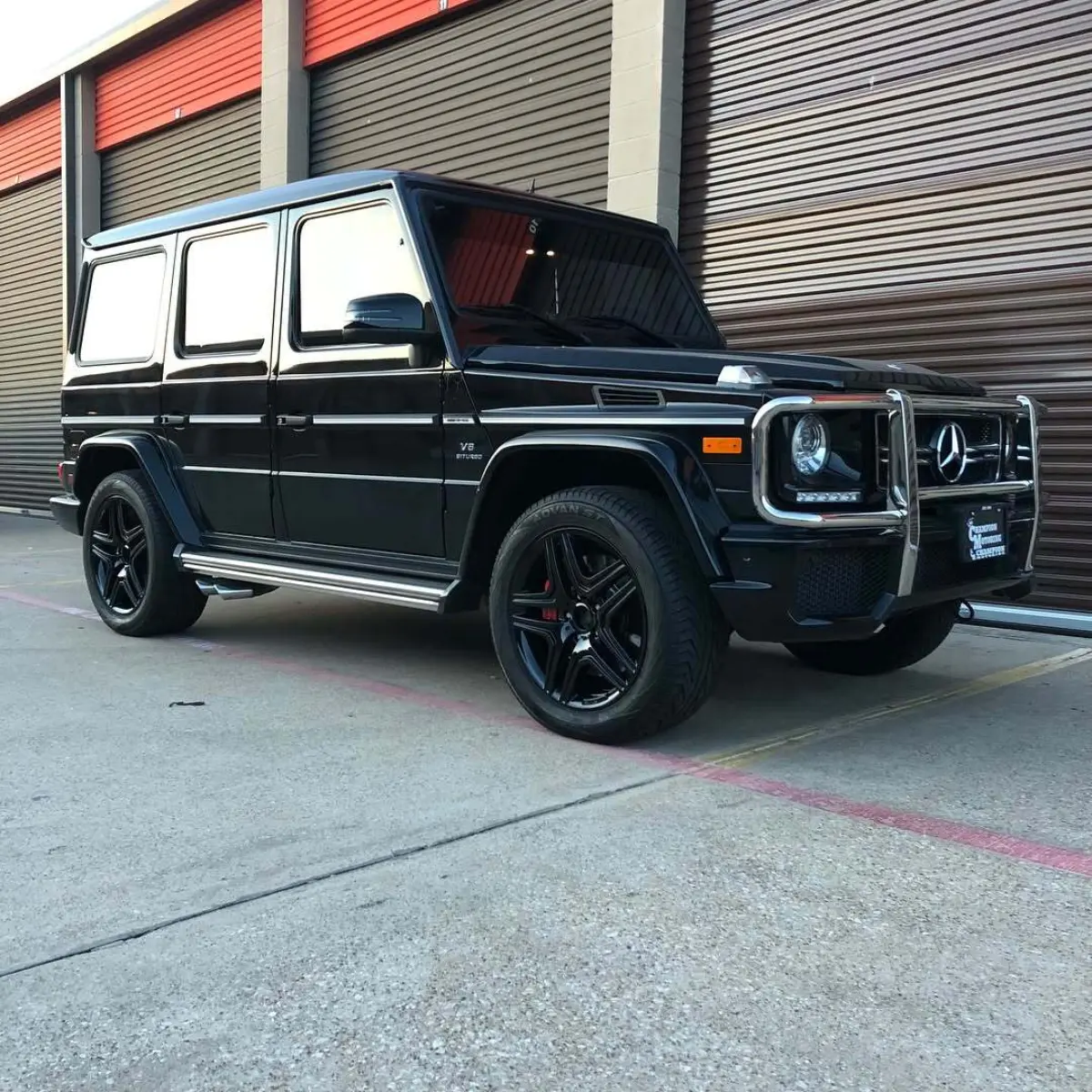 Mercedes Benz G-Class wheels powder coated Wet Black