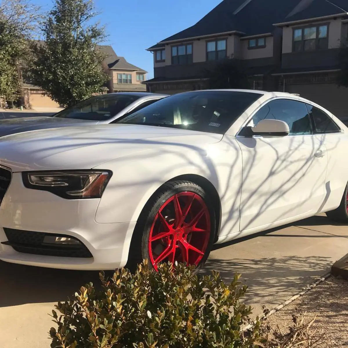 Customer submitted of the Illusion Red wheels. Want to be featured? Email your picture to drew@unitf14.com!
