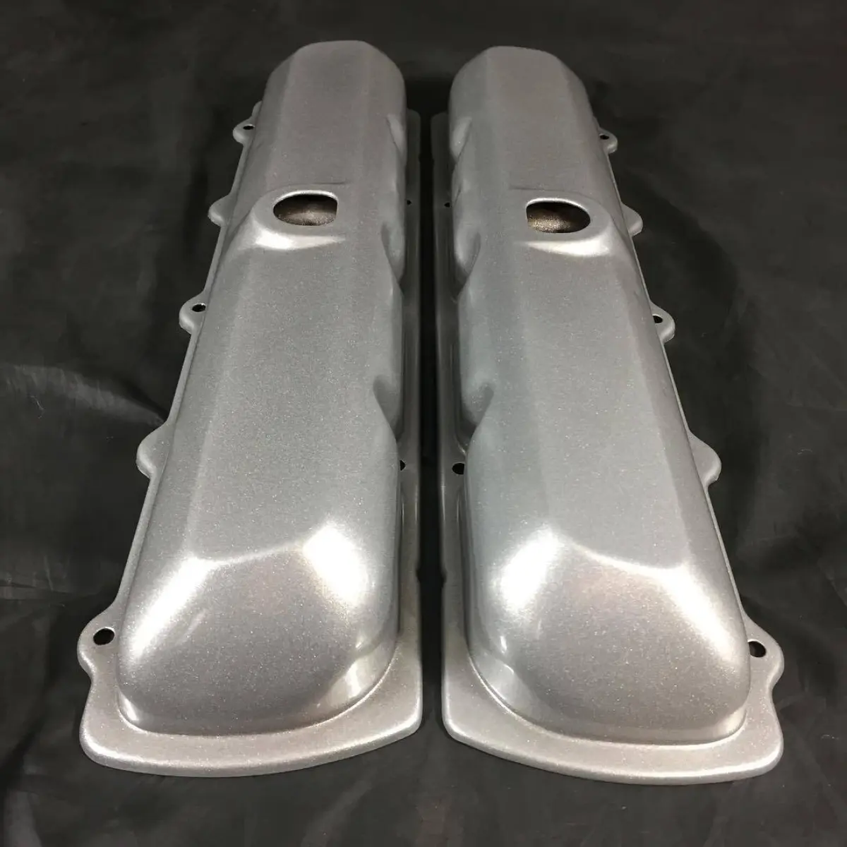Valve covers in Heavy Silver w/ Clear