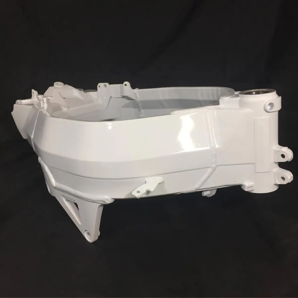 Honda CBR954rr frame in high reflective white