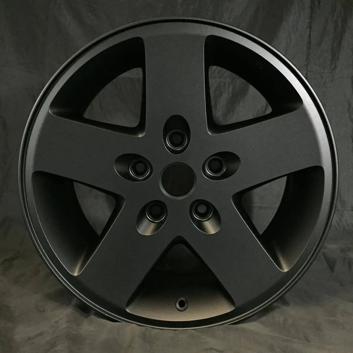Matte Black going out on a set of Jeep wheels!