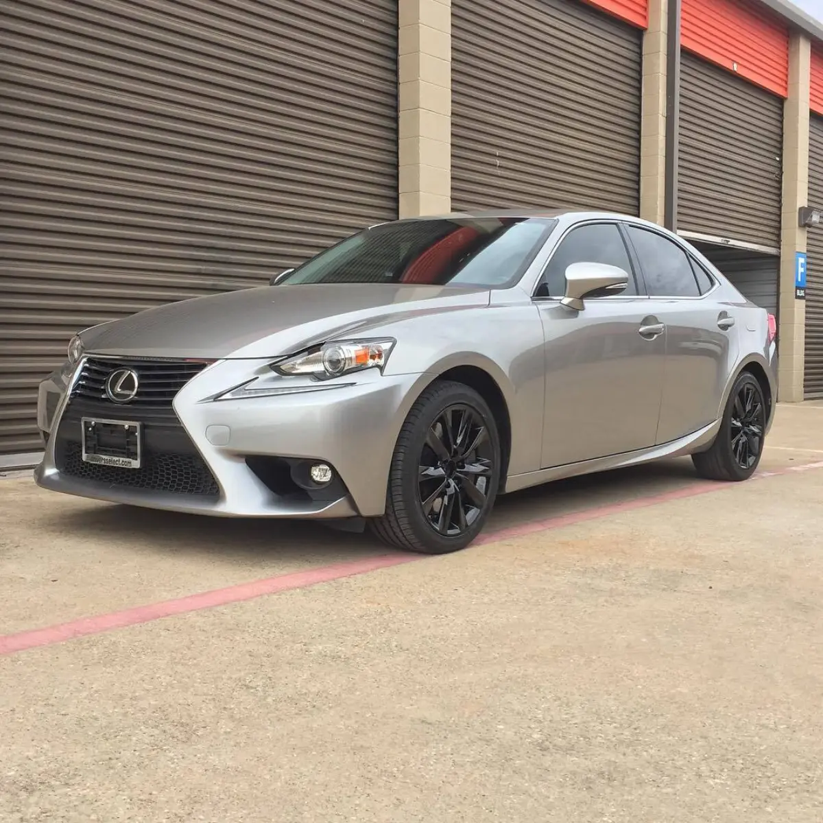 2016 Lexus IS 200t with Wet Black wheels
