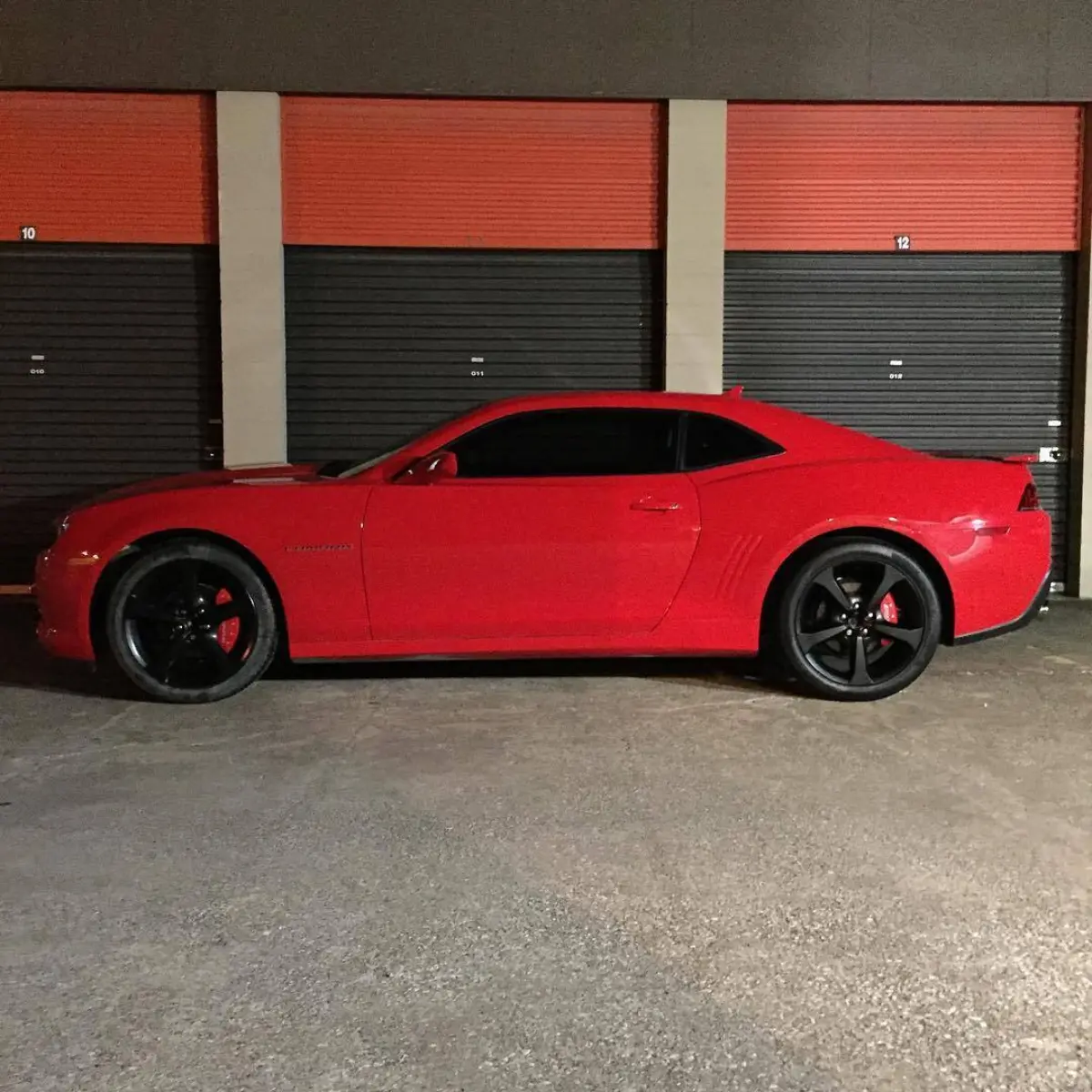 2016 Chevrolet Camaro with Matte Black wheels