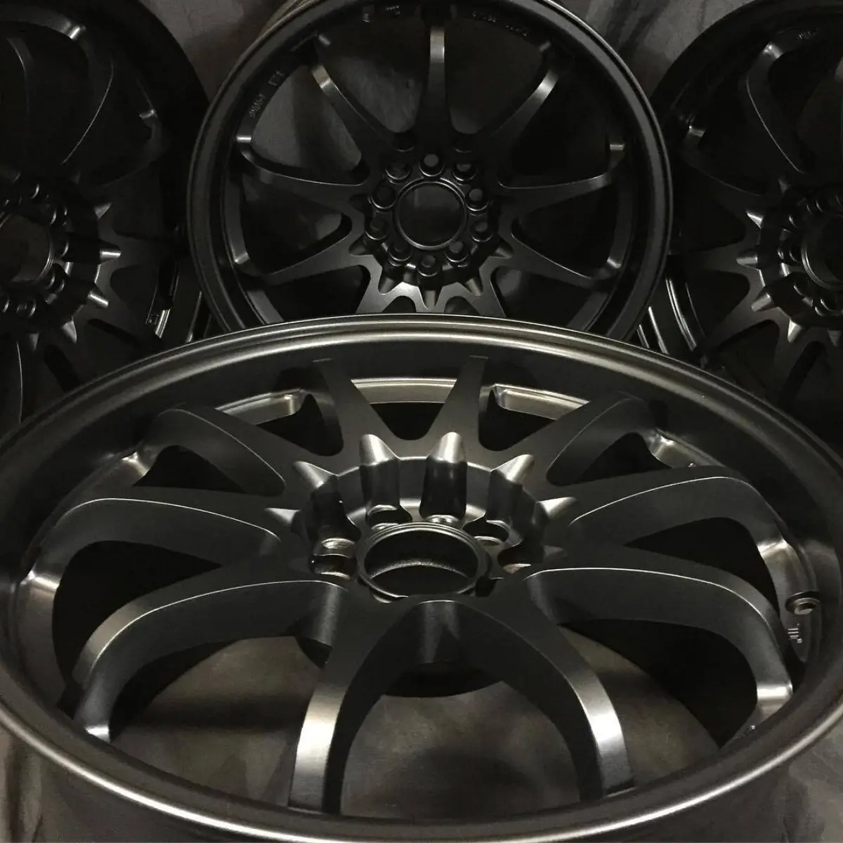 Matte black