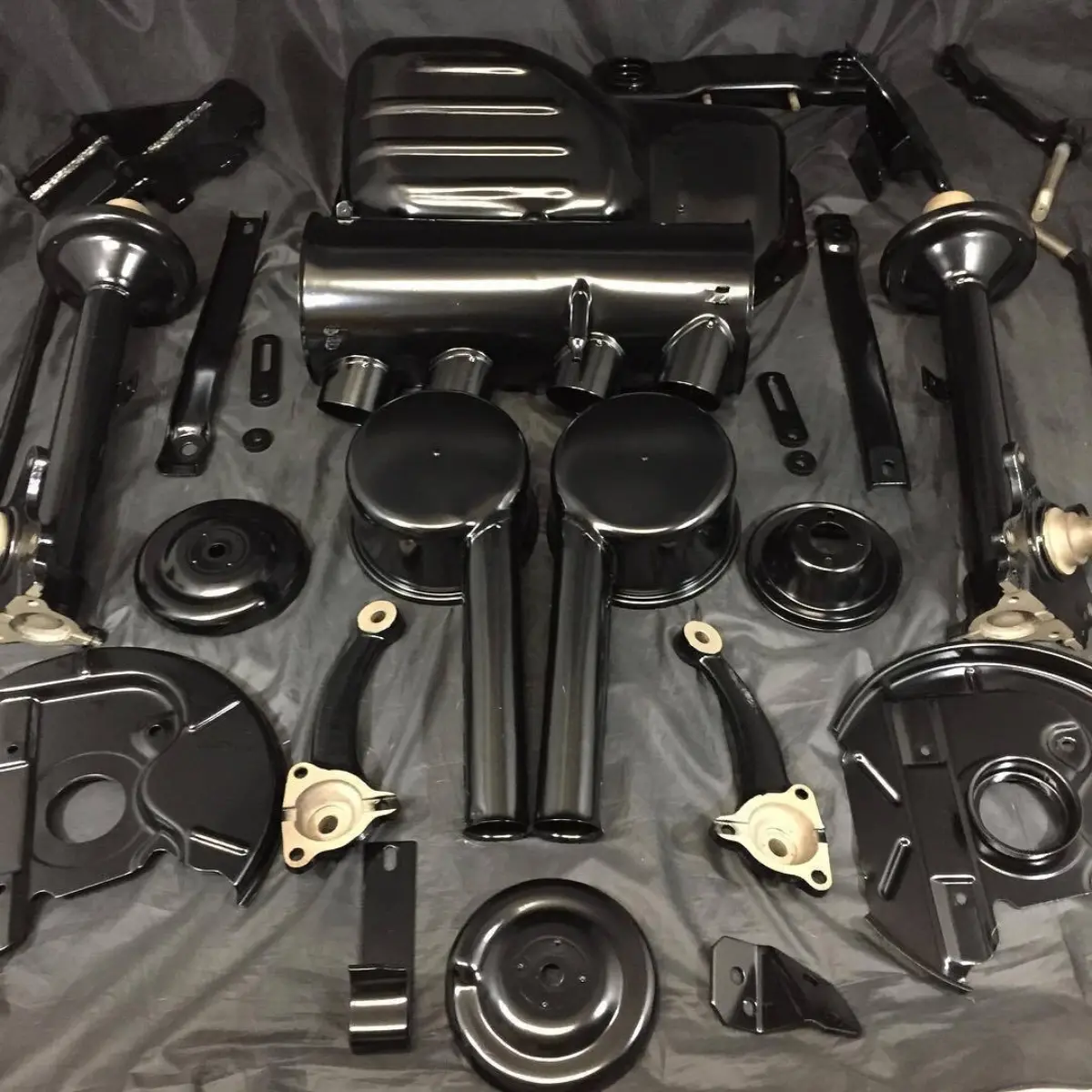 Decades old BMW parts restored in PacCar Semigloss Black